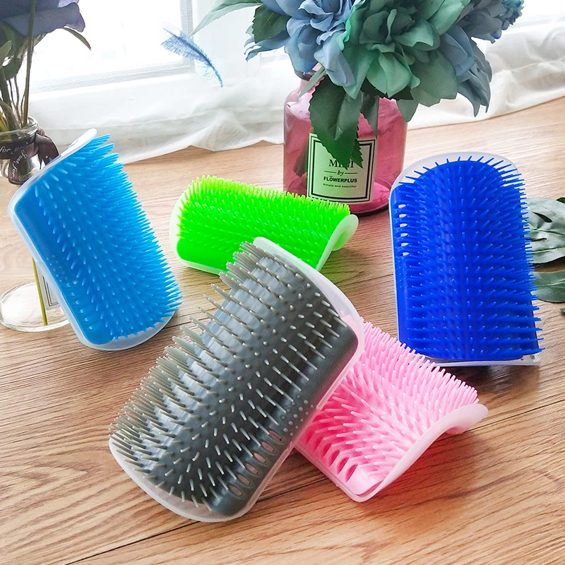 2pcs/lot Cats Brush Comb Supplies Pet Corner Massage Machine Practical