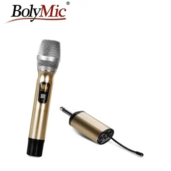 

Bolymic Wireless Microphones with Rechargeable Receiver UHF Wireless karaoke microphone