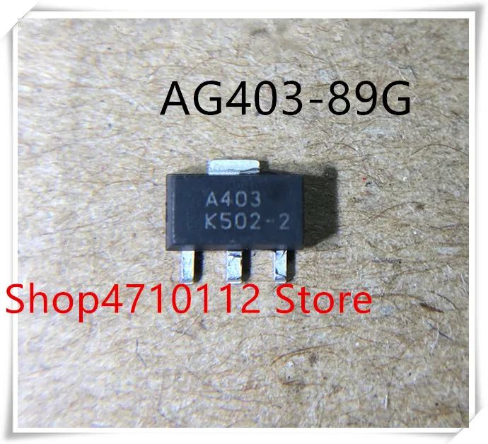 Новый 10 шт./лот AG403 89G AG40389G 89 A403G SOT89 IC|Аксессуары для батарей и ЗУ| |