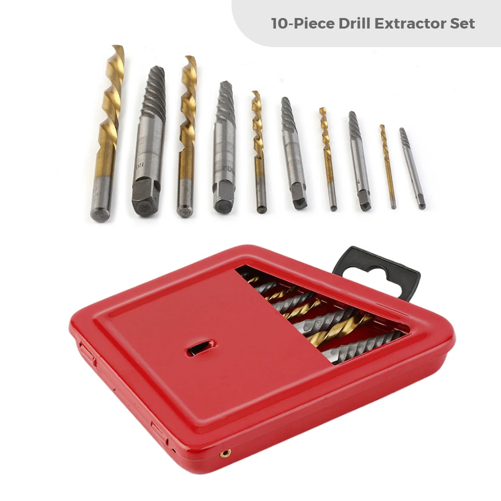 10pcs-screw-extractor-drill-bits-guide-set-twist-drill-bit-broken-bolt