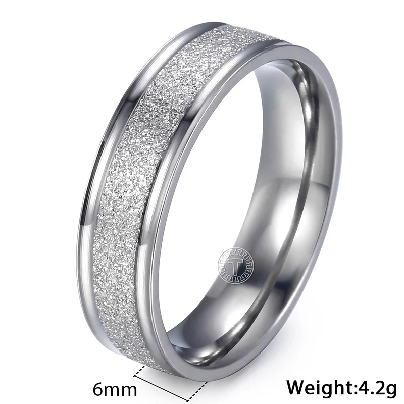 Trendsmax Wedding Rings For Men Women Stainless Steel Gold Silver Tone Womens Engagement Ring Fashion Jewelry 2018 Gifts KKRM31