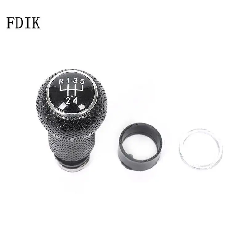 FDIK 5 Speed Black Shift Gear Knob For VW Golf 4 Bora Jetta GTi MK4 1998 2001 2002 2003 2004