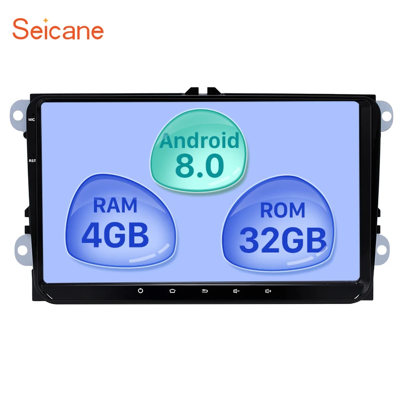 Seicane 9 2din Universal Android 8 0 Car Radio Bluetooth WIFI font b GPS b font