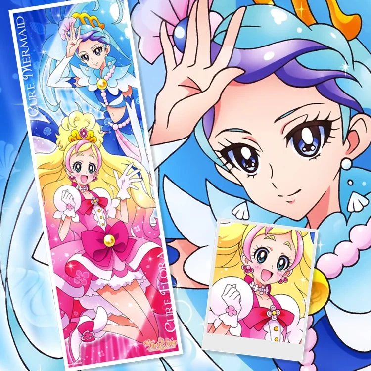 50X150 см Go! Принцесса Precure Cure Русалка лечение Флора мультфильм аниме Настенная
