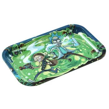 

Metal Tobacco Cigarette Rolling Tray Essential Smoking Holder Trays Smoke Accessories