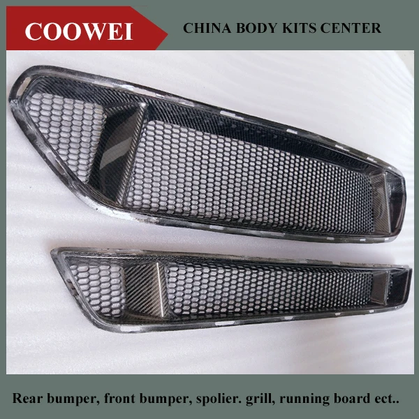Carbon Racing Front Grill Auto Grille For Ford Mustang 2.3t 5.0t 2015