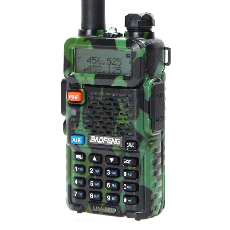2 шт BaoFeng UV-5R Двухдиапазонная VHF/UHF136-174Mhz& 400-520Mhz рация двухстороннее радио Baofeng портативное радио UV5R Ham