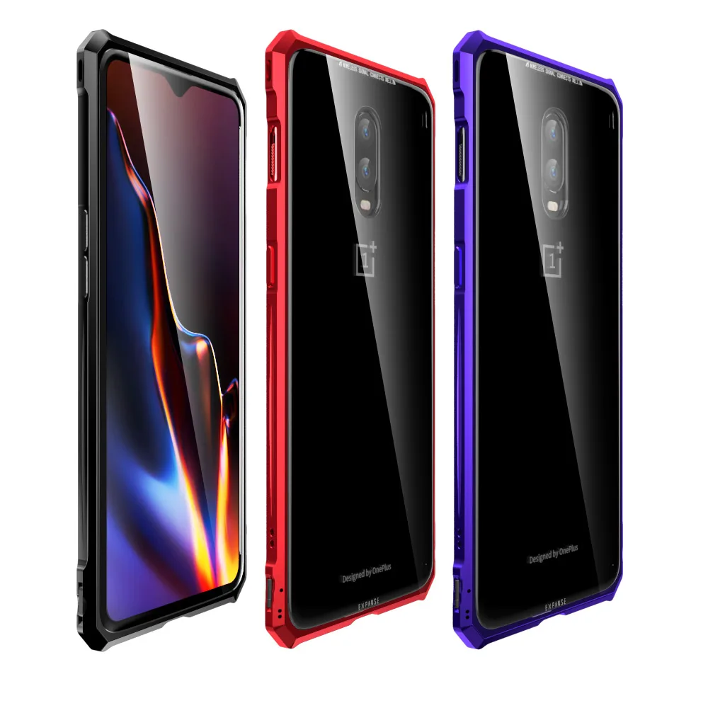 Oneplus 6t Case Metal Shock Proof One plus 6T Case Cover ...