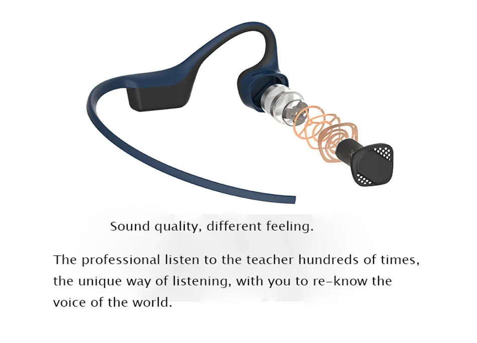 Cheap AFTERSHOKZ TREKZ AIR Bone Conduction Wireless Sport Neckband Headset Headphone Bluetooth Stereo Earphones Headsets for AS600/650 6