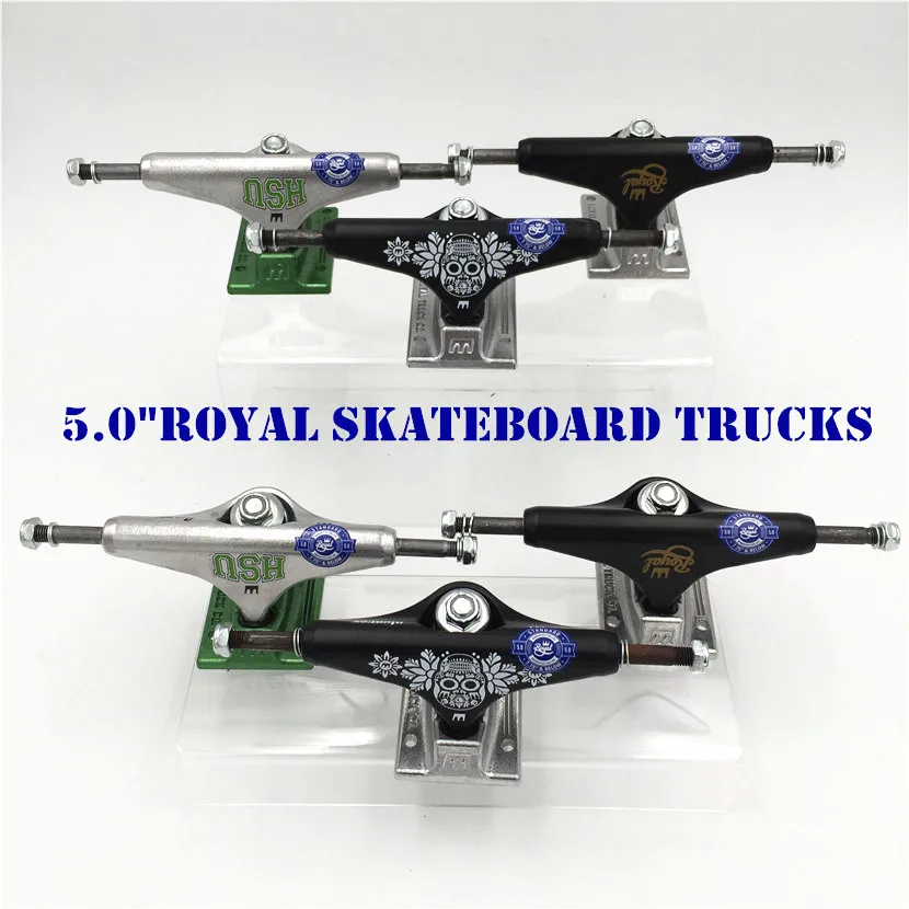 New arrived Silver Black Blue USA ROYAL Aluminum Alloy Pro Skateboard