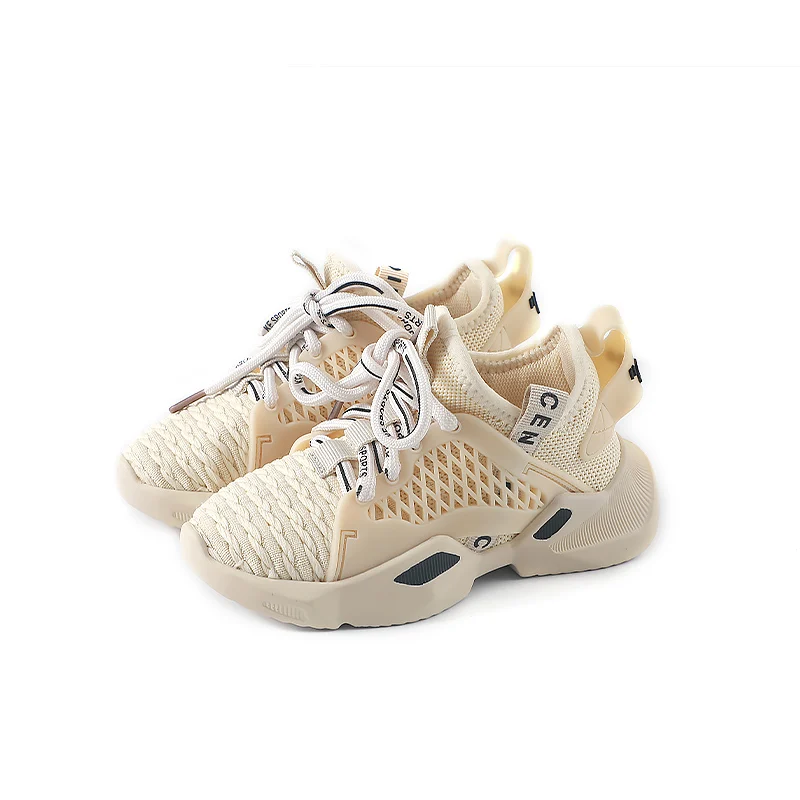 

Children Sport Shoes Autumn Fashion Breathable Boys Running Shoes Soft Bottom Casual Kids Girls Sneakers Red Black Beige