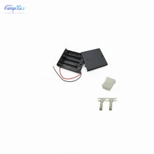 30 шт. 4xAA батарея Чехол Держатель Разъем провода соединительные коробки С проводами, переключателем и крышкой, заголовком PH 2,0 и обжимами