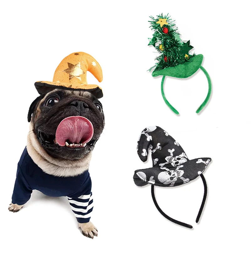 New Design Pets Headwear Christmas Halloween Hair Band Multi Design