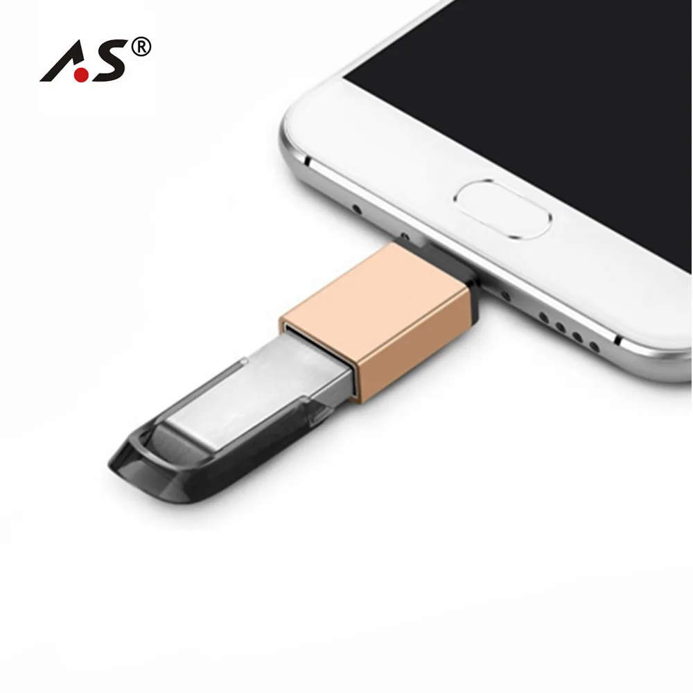 

A.S Type-C to USB Adapter OTG Converter USB 3.0 Convert to Type C USB-C Port Adapter Charging Sync for Oneplus Xiaomi LG MacBook