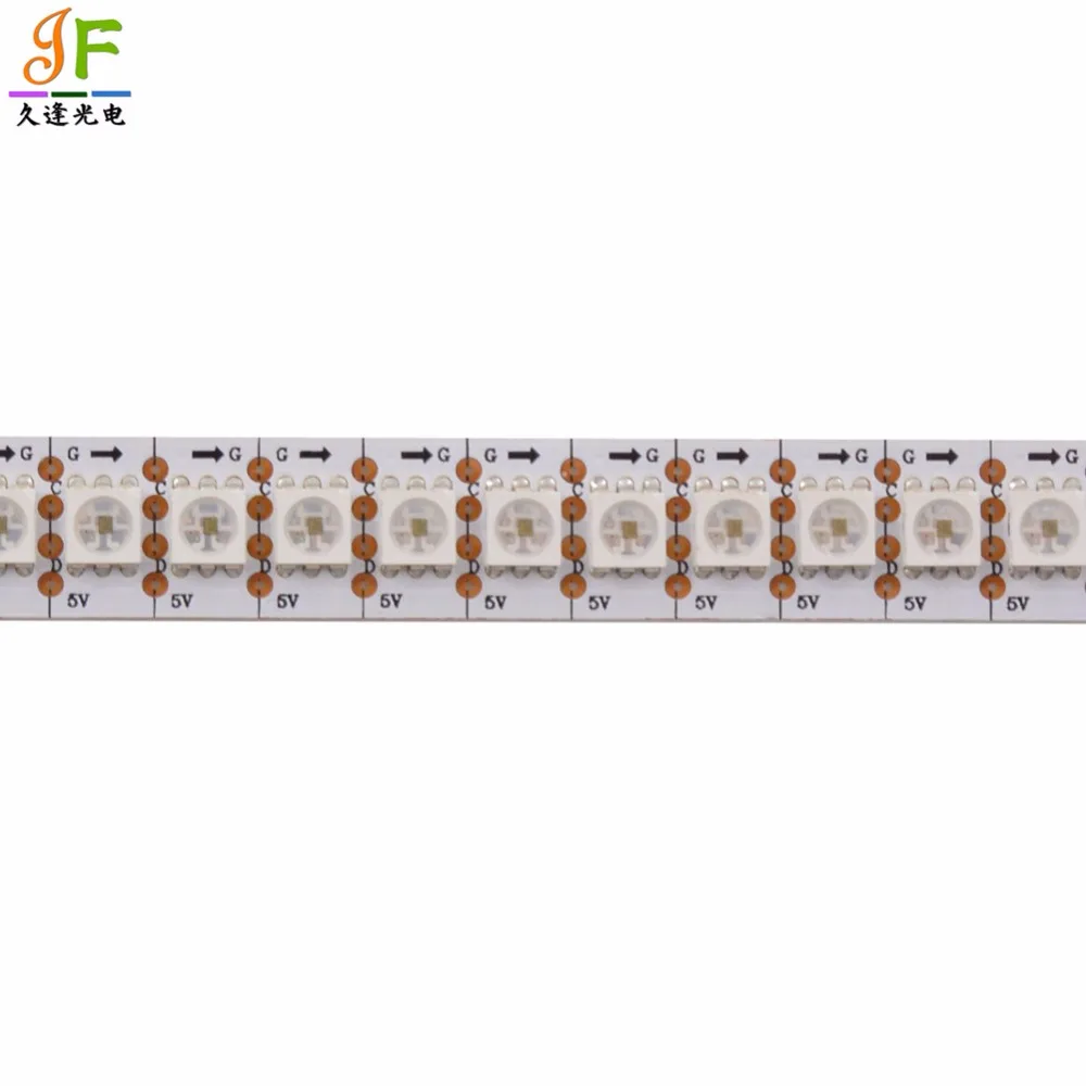 Светодиодная лента SK9822 1 м цифровая аналогичная ws2801 144 светодиода/м adalight IP20 белая