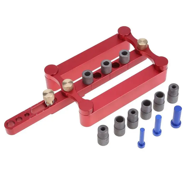 

6mm/8mm/10mm Self Centering Spike Template Set Metric Drilling Spigot Hand Tools Carpenter Punching Locatort 08550