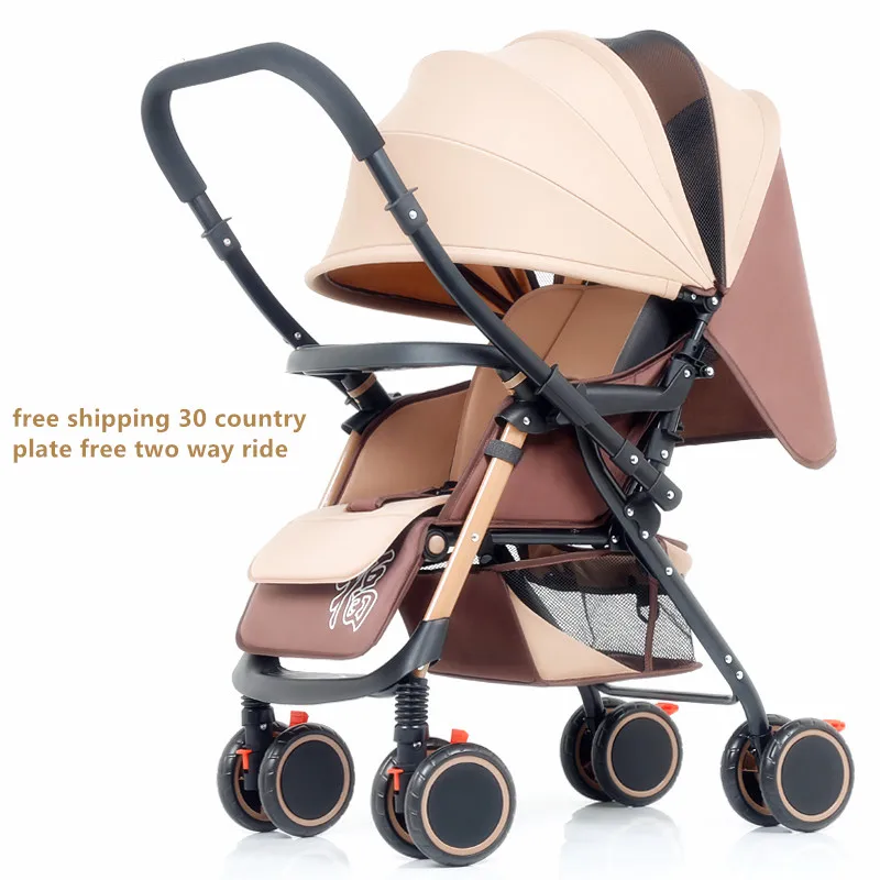 Baby stroller can be seated yoyo light stroller foldable newborn cart