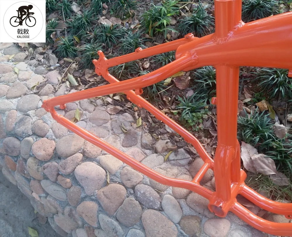 Perfect Kalosse aluminum alloy  120mm BB size Electric  bike  frame  26*17inch fat bicycle frame ,26*4.8 beach bike frame 3