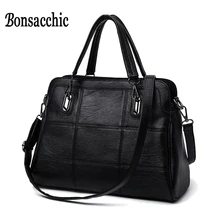High Fashion Damen Handtasche frauen Aus Echtem Leder Handtasche Große Schwarze Leder Einkaufstasche Bolsas femininas Weiblichen Umhängetasche