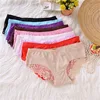 New women's sexy lace panties gorgeous color women underwear cotton lingerie sexy womens underwear for ladies sexy briefs ► Photo 2/6