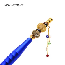 Уютный момент ручной работы инкрустированные ювелирные изделия Сплав кальян рот советы кальян chicha фильтр наконечник мундштук кальяна Случайная YJ399