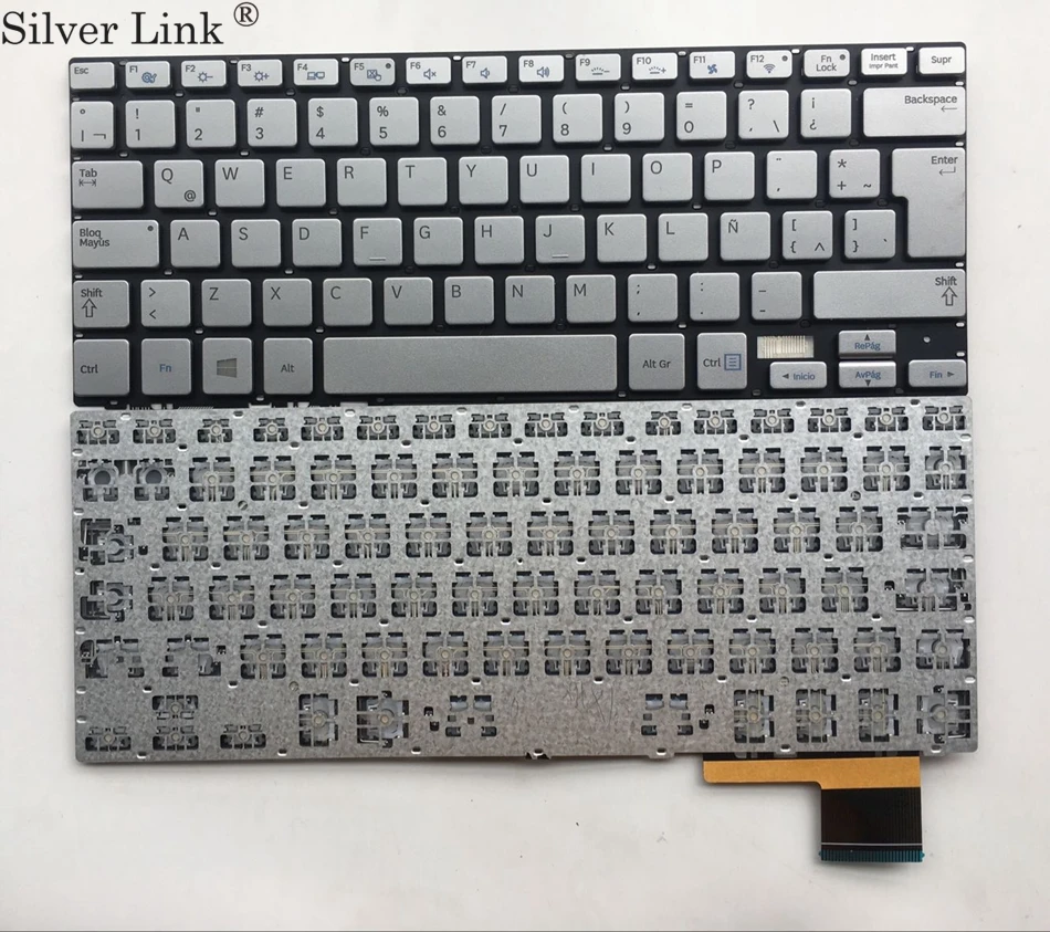 

LA Latin keyboard For Samsung 730U3E NP730U3E 740U3E NP740U3E sliver laptop keyboard LA layout