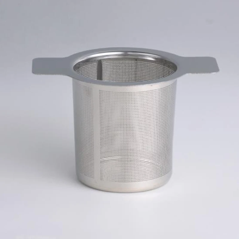 

1pc 304 Stainless Steel Fine Mesh Filter Tea Infuser Fine Reusable Strainer SALE