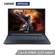Ноутбук hasee Z7-CT5NA для игр(Intel 9Gen I5-9300H+ GTX1660Ti 6G GDDR6/8G ram/512G SSD/DOS/15,6 ''IPS