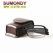 SUMONDY высокое качество TR90 Frame складные очки для чтения Для женщин Для мужчин Анти-усталость небьющиеся складные дальнозоркости очки G432