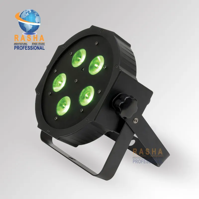 

20X LOT Rasha V6 New Arrival 5*18W 6in1 RGBAW+UV LED Par Profile LED Mega Profile Light Disco Stage Par Light for Event Party