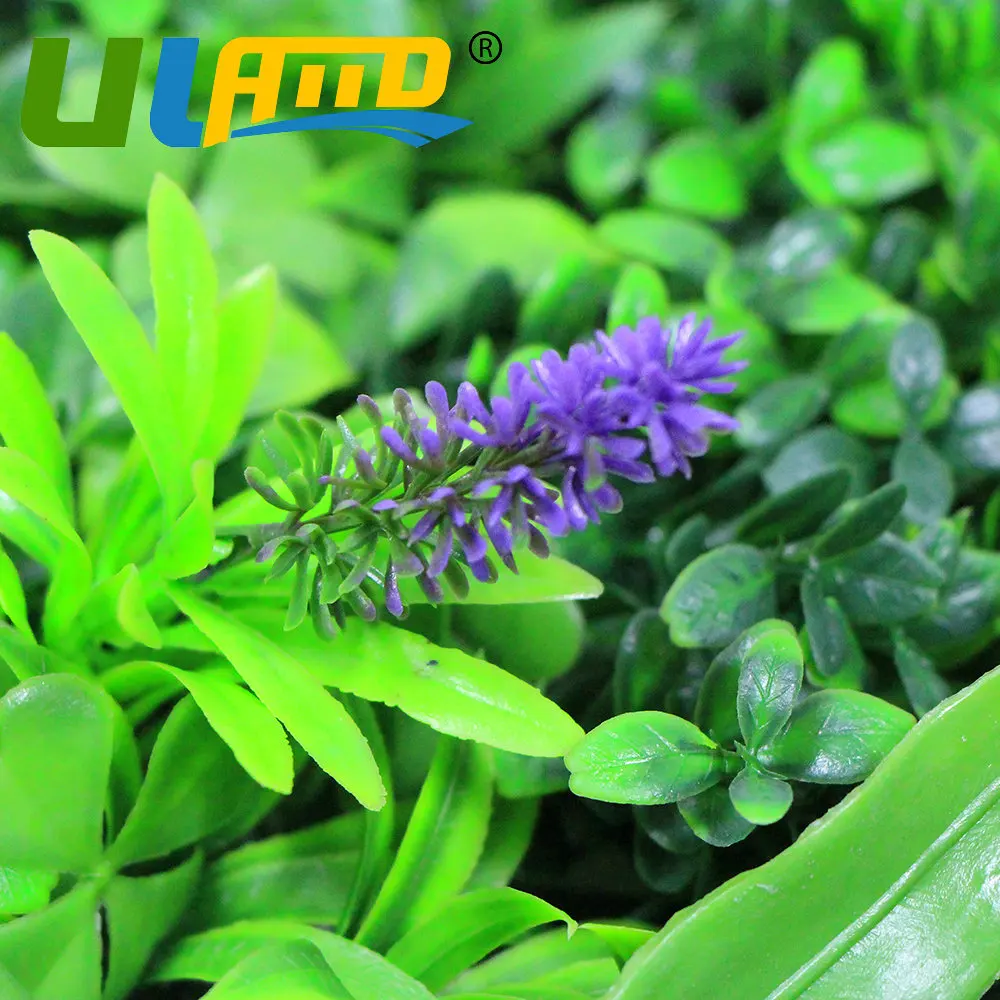 ULAND Artificial Privacy Fence Boxwood Hedge 1X1M Decorative Garden Fence Plants for Decoration Wedding Home Balcony Decoration 2