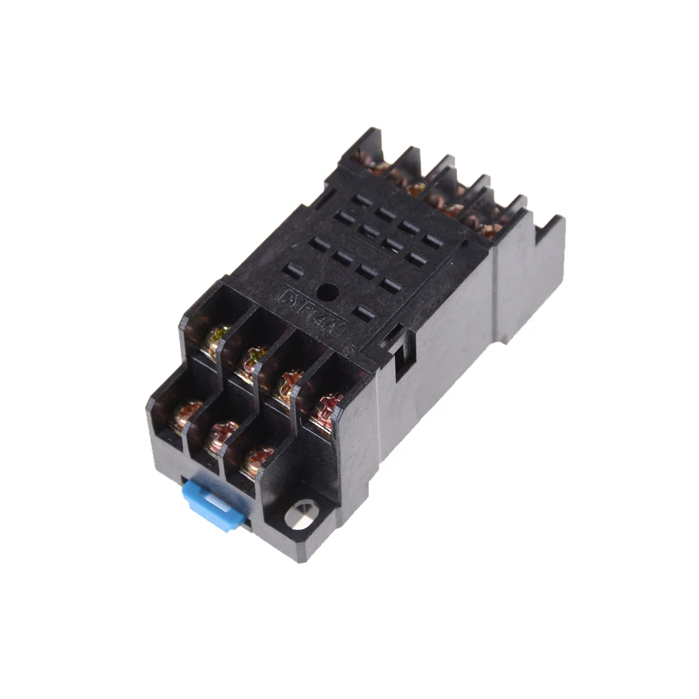 DC12V 24 V AC220V 1 комплект MY4NJ электронный микрореле 4NO 4NC светодиодный индикатор Мощность реле на din-рейку 14 Pin Mini реле с розеткой