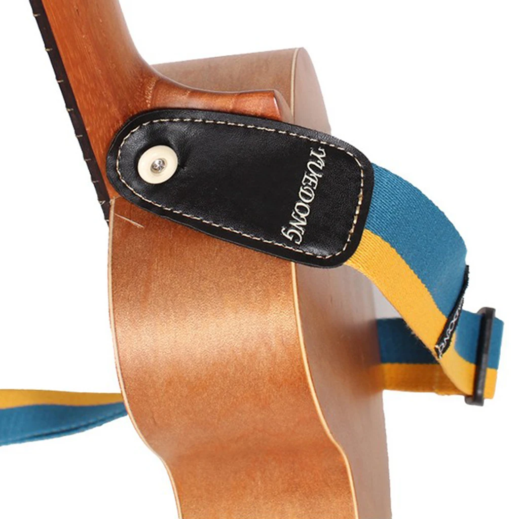 Tooyful Durable Cotton Ukulele Strap Hawaii Guitar Belt Musical Instrument Perform Accessory