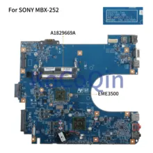 KoCoQin материнская плата для ноутбука SONY VAIO VPCEL VPCEL22FX MBX-252 A1829669A материнская плата S0206-1 Z50-BR 48.4MS02.011 EME3500 cpu