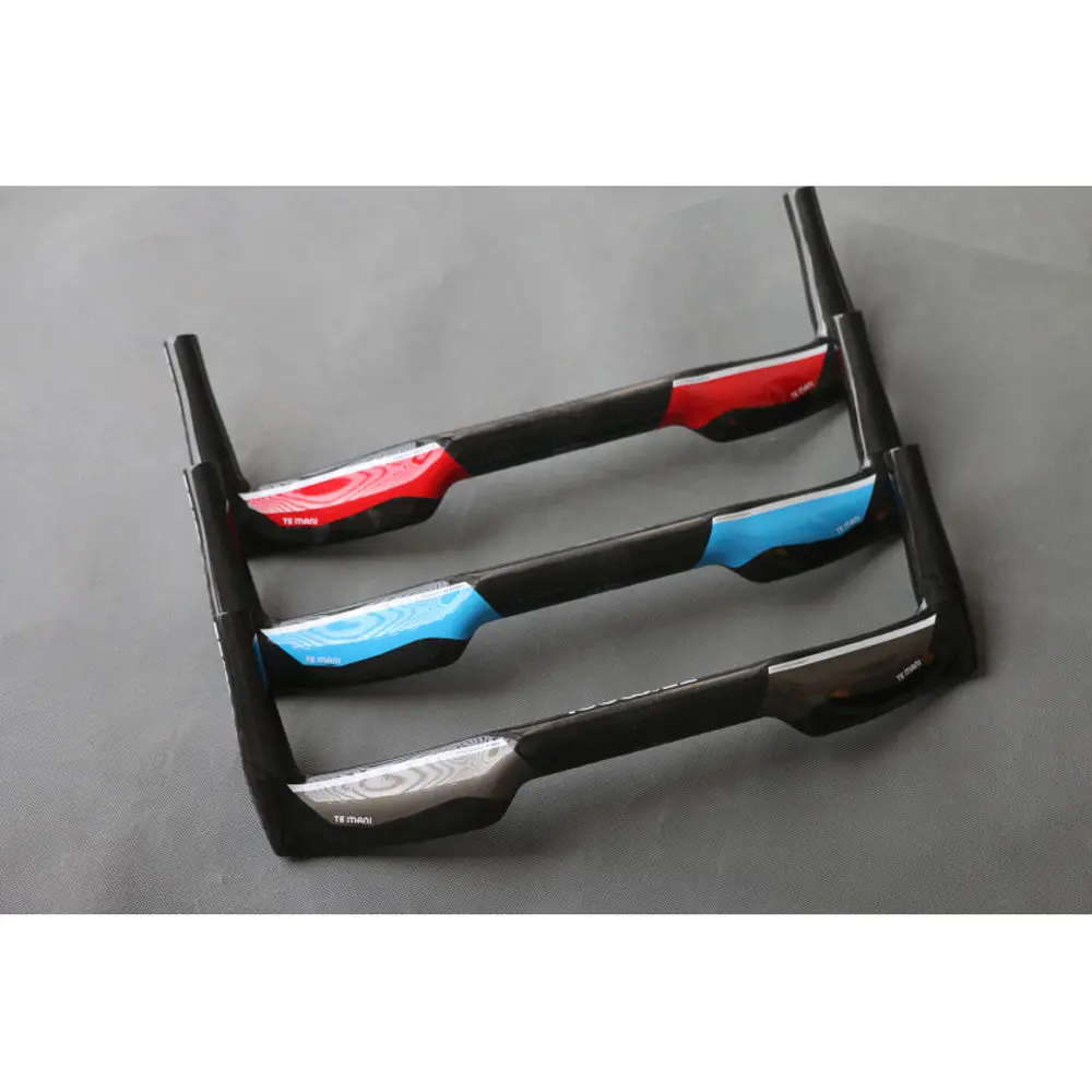 TOP Carbon Fiber Road Bike TT Bullhorn Bar Bicycle Racing Handlebar 400