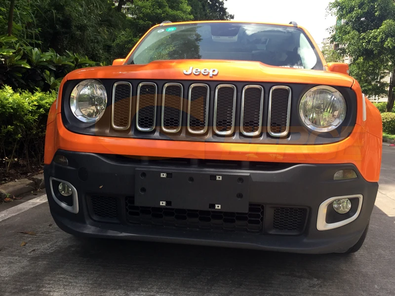 Для Jeep Renegade отличный RF Bluetooth контроллер многоцветный ультра яркий RGB светодиодный ангельские глазки Halo Кольцо Комплект