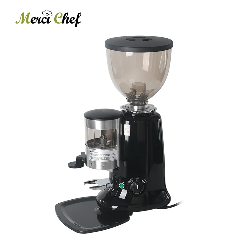 ITOP Electric Coffee Grinder Adjustable Dial Burrs Grinders Black/Red/Sliver For Coffee Maker Machine Commercial Coffee Grinder