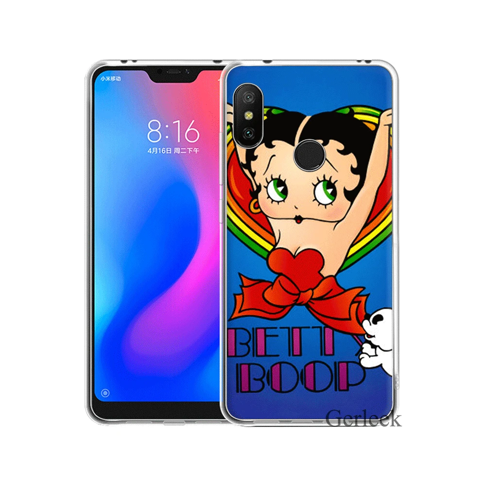 Чехол Desxz Betty Boop для Xiaomi Redmi Note 6 7 3 Pro 4 4X5 5A|Чехлы-накладки| |