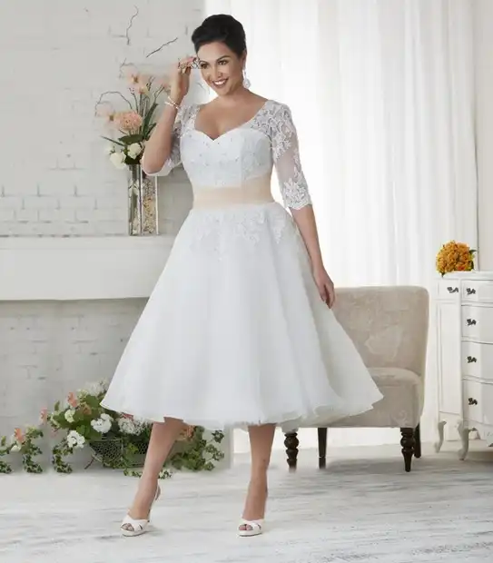 vestido de noiva para senhora de meia idade