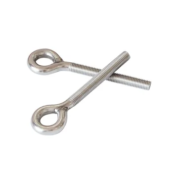 

10PCS/LOT M4 M5 M6 M8 M10 M12 M16 304 Stainless Steel Lifting Eye Bolts Round Ring Screw Bolt