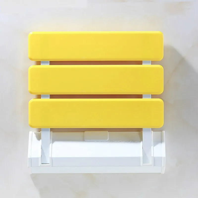 Household Bathroom Stool Simple Safe Foldable Shower Stool Wall Of