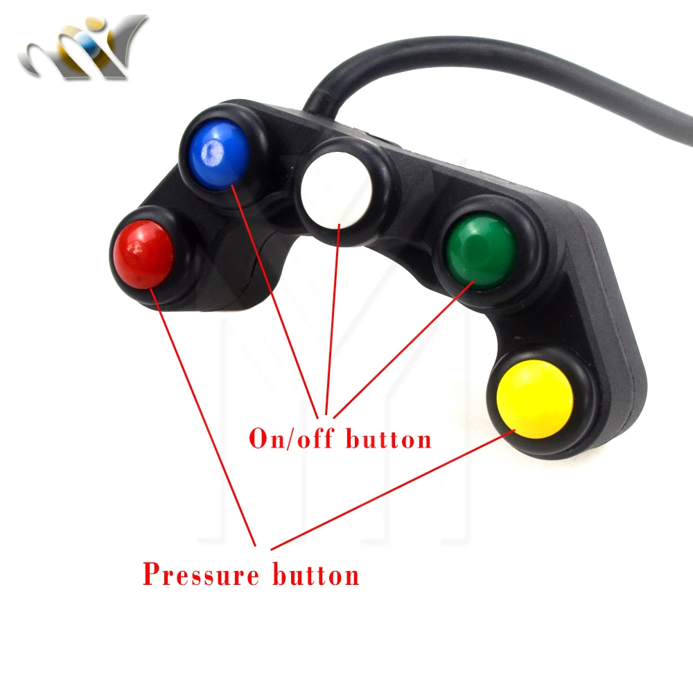 

5 button Motorcycle switch/switches button Fit For DUCATI Scrambler Multistrada 1200 Diavel 999 848 1098 Monster 696/749/796/821