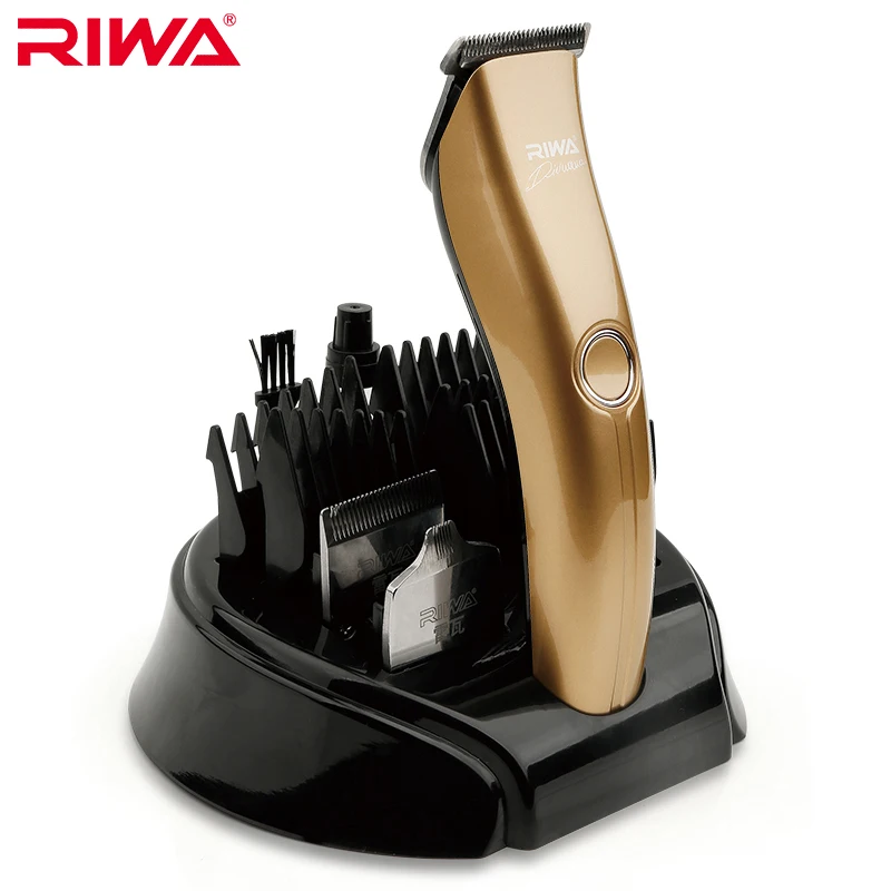 

RIWA Gold Multifunction Rechargeable Hair Trimmer Three Functional Blades Hair Clipper Kit Men Cutting Machine For Hair X4