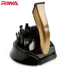 RIWA Gold Multifunction Rechargeable Hair Trimmer Three Functional Blades Hair Clipper Kit For Men X4