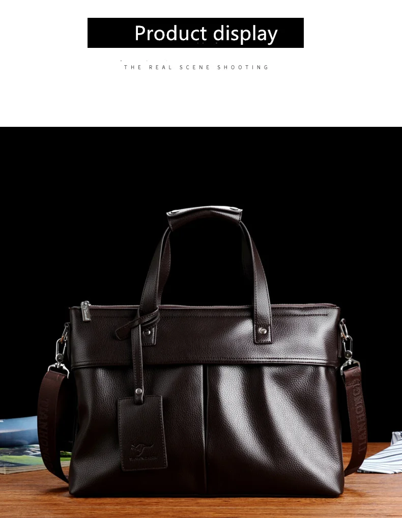 TIANHONGDAISHU Новое поступление мужской портфель деловая сумка мягкая из искусственной кожи мужская сумка через плечо 1" сумка через плечо для ноутбука