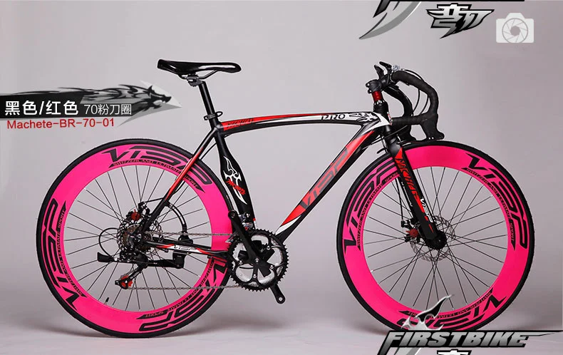 Perfect New Brand Road Bike Aluminum Alloy Frame Dual Disc Brake 14 Speed Bicycle Outdoor Sports Cycling Racing Bicicleta 26