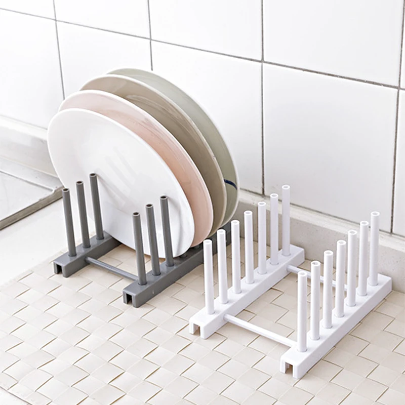 Kitchen Rack Pot Lid Holder Plastic Dish Drying Rack Holder Tabletop Storage Organizer For Plate Cup Bowl Dishes Drainboard Kitchen Rack Pot Lid Holder Plastic Dish Drying Rack Holder Tabletop Storage Organizer For Plate Cup Bowl Dishes Drainboard