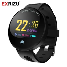 EXRIZU Q8-VO смарт-Браслет фитнес-трекер спортивный ремешок, смарт-браслет поддержка сердечного ритма монитор Шагомер сообщения напоминание