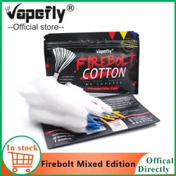 21 шт./упак. Vapefly Firebolt Смешанное издание Vape органический хлопок предварительно загружен электронная сигарета хлопок для DIY RDA РБА фитиль