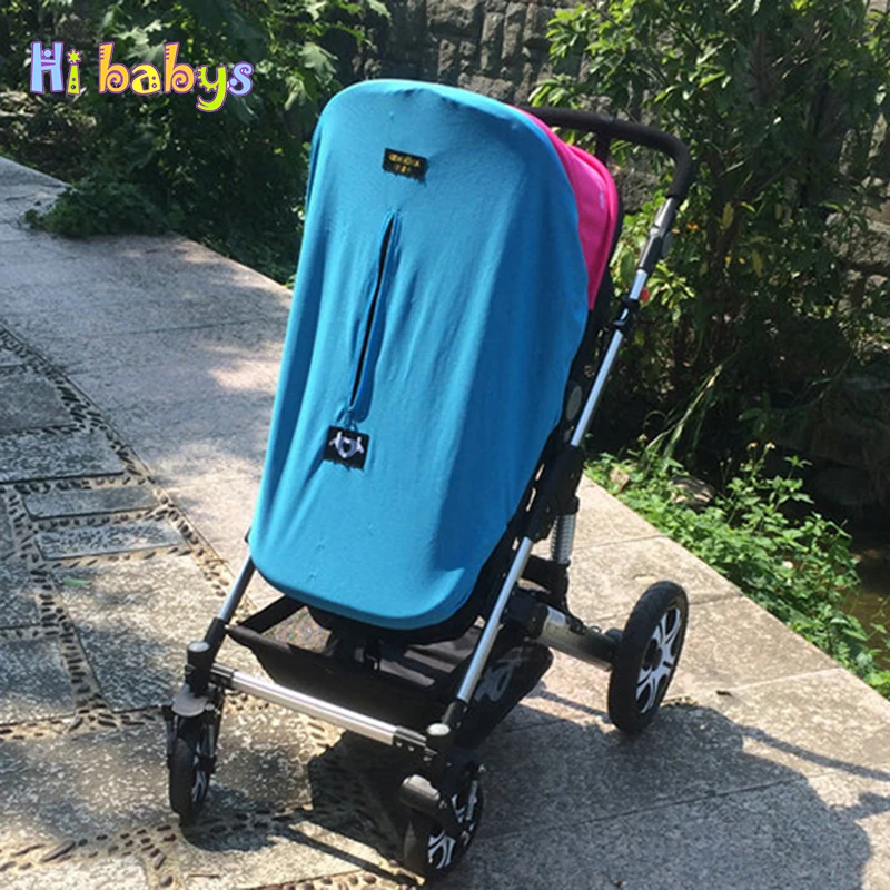 Baby Stroller Sun Shade Canopy Cover Pram Hood Cushion Pad Breathable